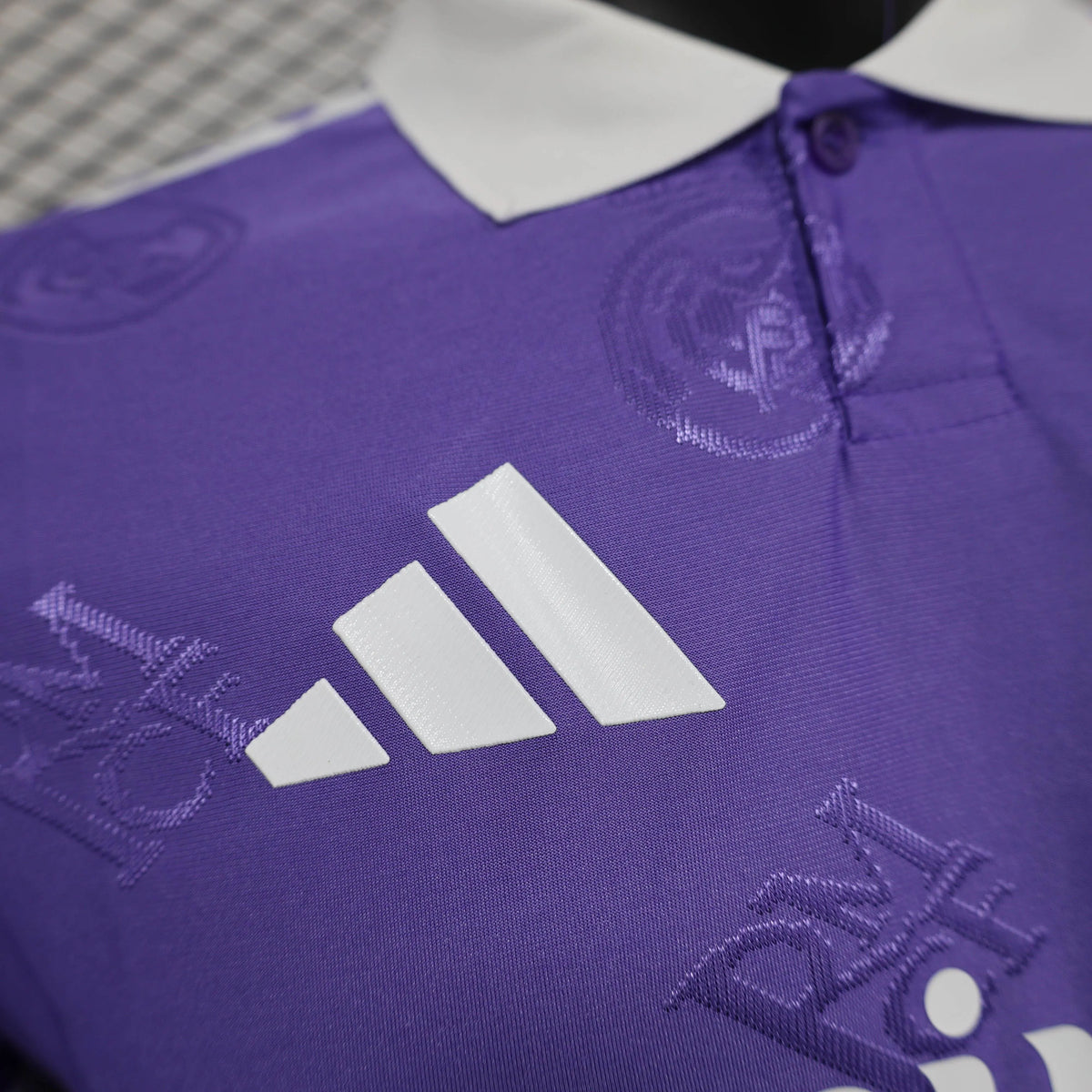 Real Madrid Men's Polo Shirt Purple 25-26