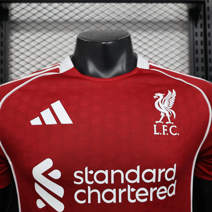 Adidas Liverpool Home Shirt Men's Football Jersey Player Version 25-26