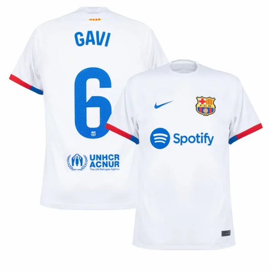 Barcelona Away Gavi 6 Shirt 2023-2024 (La Liga) Size S-XXL