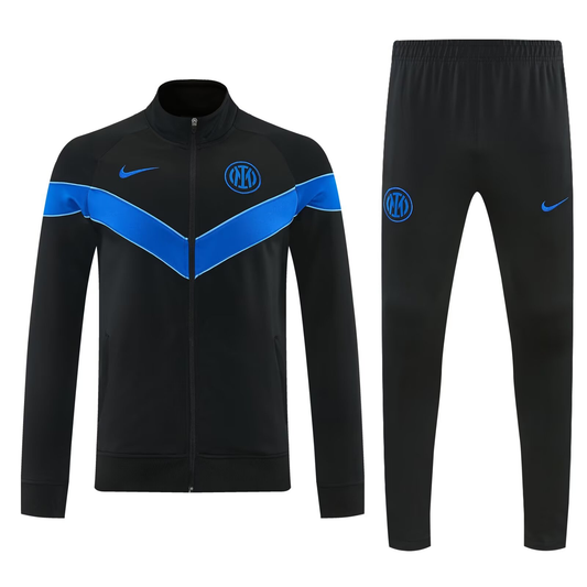 Inter Milan 26-27 Training Kit (Jacket+Pants) Black&blue