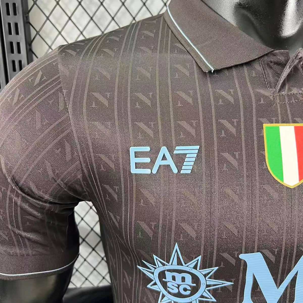 Player Version 25-26 Napoli Third Black Jersey