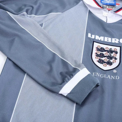 England Euro Cup 1996 Retro Away Long Sleeve Jersey