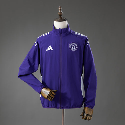 Manchester United 25-26 Training Windbreaker - Purple