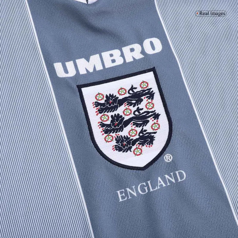 England Euro Cup 1996 Retro Away Long Sleeve Jersey