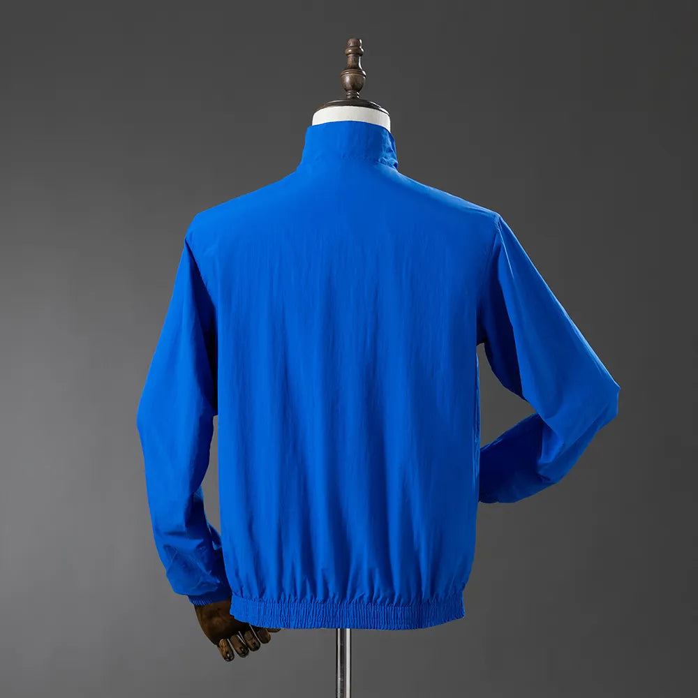 France Reversible Jacket Windbreaker - White & Blue