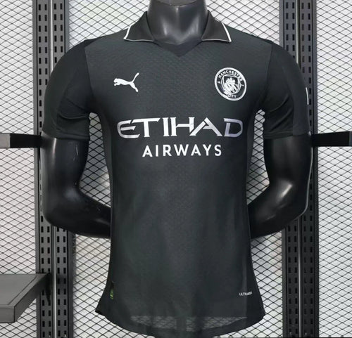 Player Version 25-26 Manchester City Black Away Jersey
