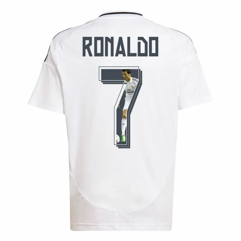 Real Madrid Home Ronaldo CR7 Shirt 2024-2025 Size：S-4XL