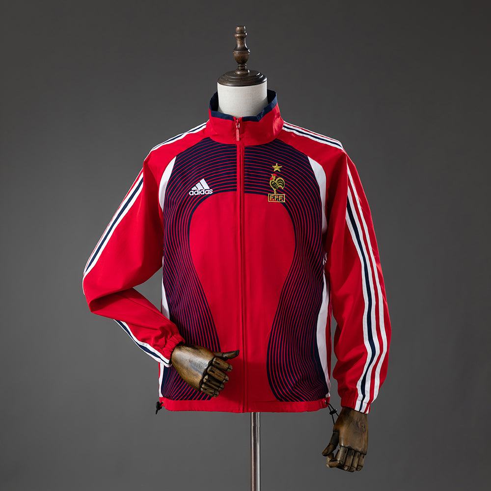 France 2006 Training Windbreaker - Red