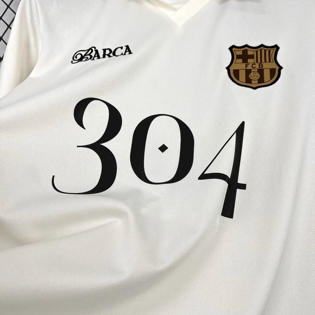 Barcelona POLO Shirt Lamin Yamal 304 White 24-25