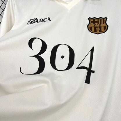 Barcelona POLO Shirt Lamin Yamal 304 White 24-25