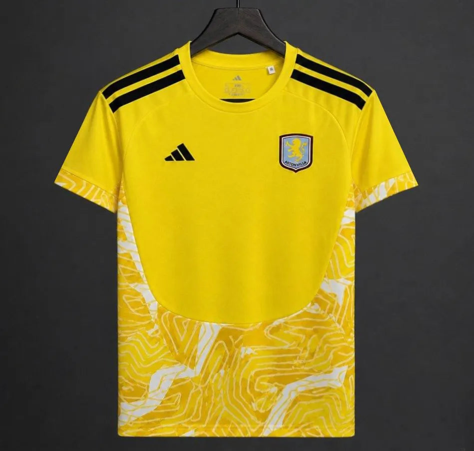 26-27 Mens Aston Villa Goalkeeper Yellow Jersey