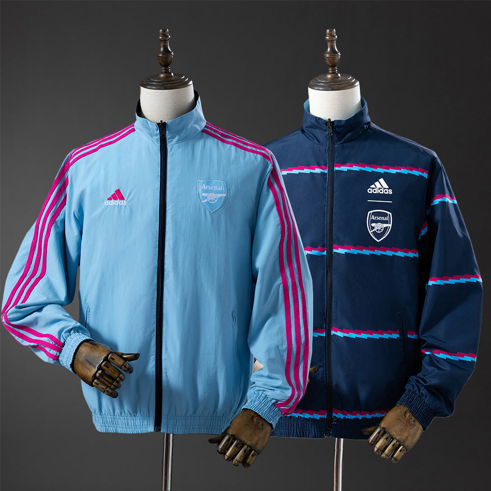 Arsenal Trench Coat Reversible Jacket Windbreaker