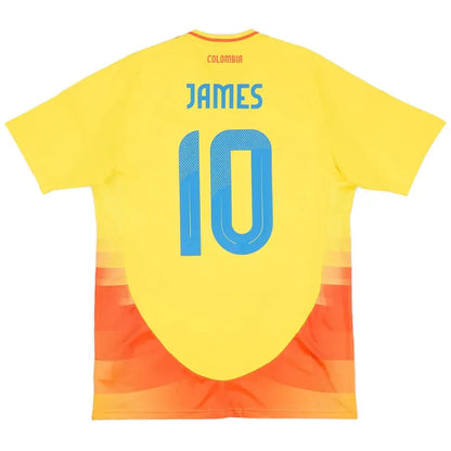 Colombia Nation Home L.Díaz #7 James #10 Football Jersey Copa America 2024