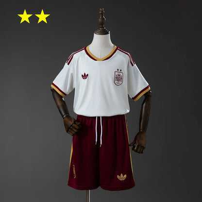 Kids Spain 2026 World Cup Away Kit (Champion 2-Star Version)
