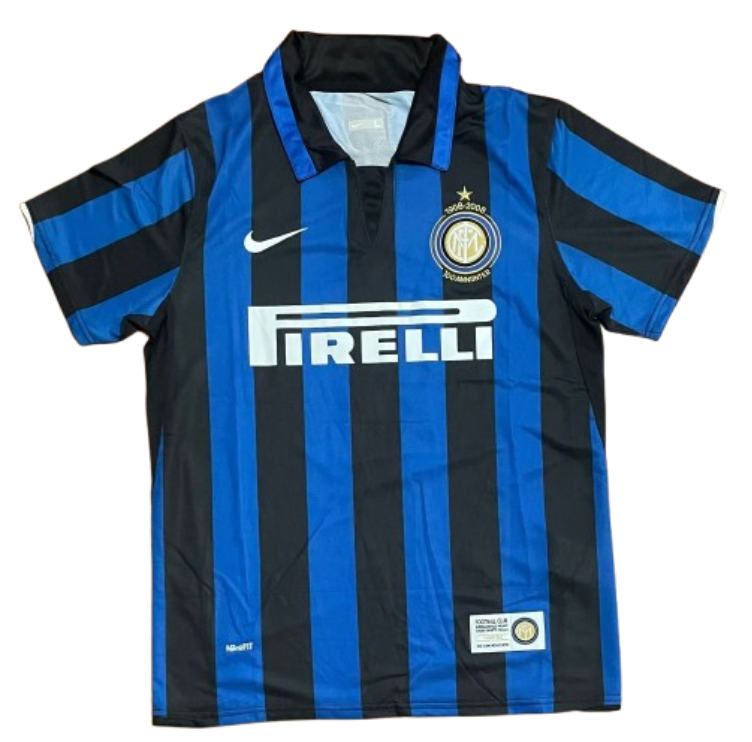 07-08 Inter Milan Retro 100th Anniversary Home Jersey
