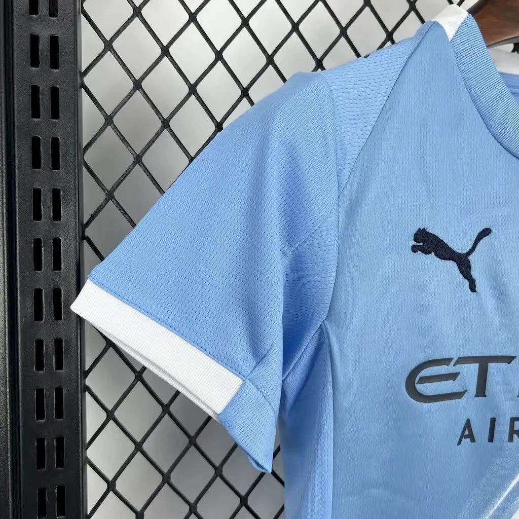 25-26 Kids Manchester City Home Jersey