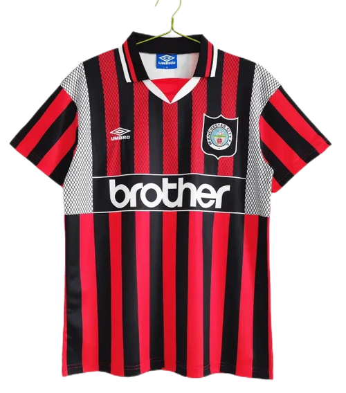 Manchester City 1994/96 Retro Jersey Away
