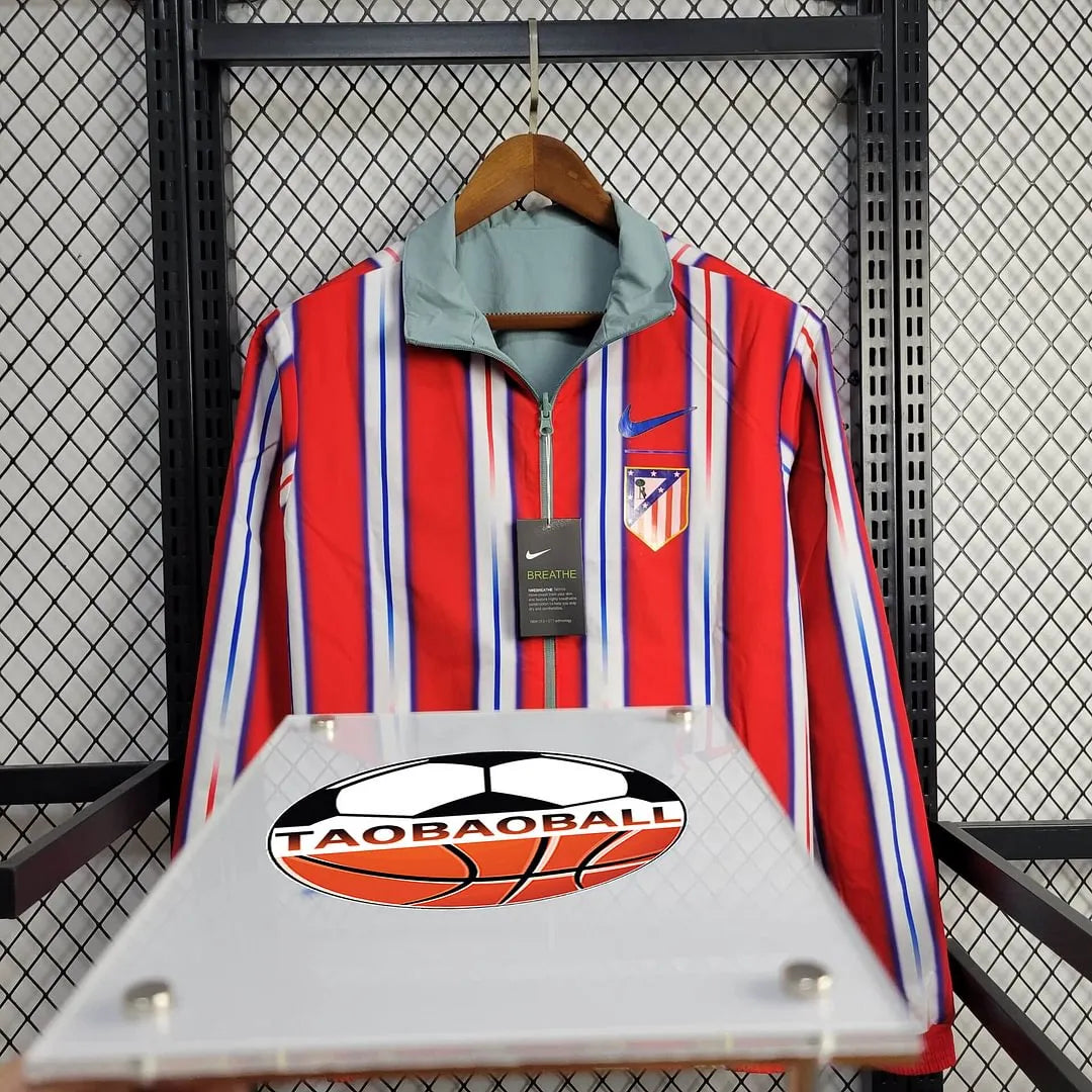 2024/2025 Atletico Madrid Reversible Windbreaker Football Shirt