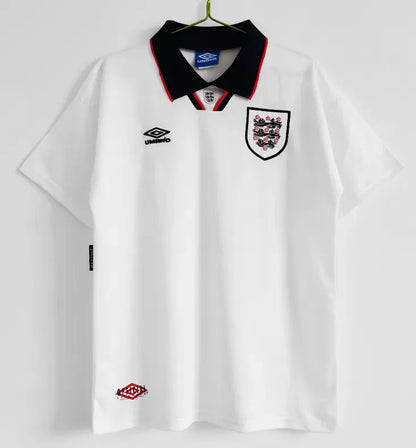 England 1994/95 Retro Soccer Jersey Home