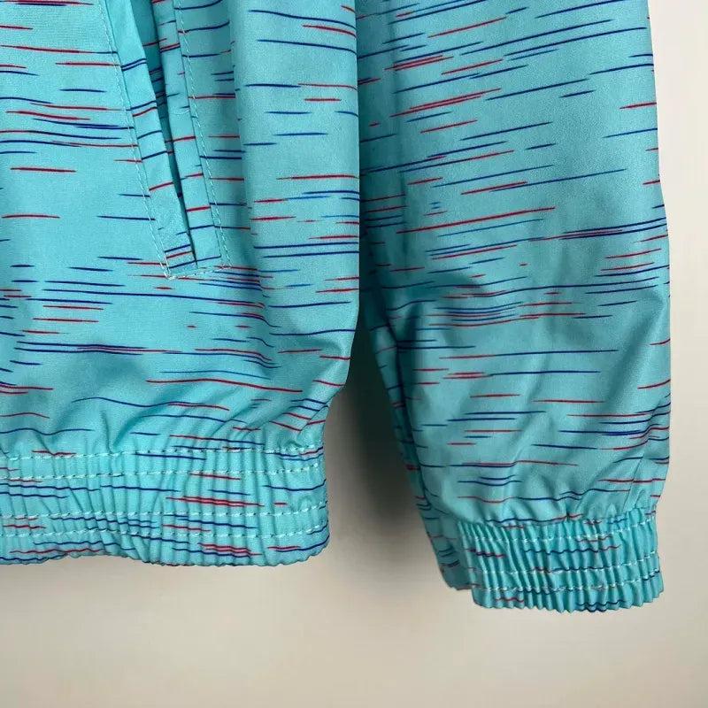 2023-2024 Barcelona Reversible Windbreaker Blue Soccer Jersey 1:1 Thai Quality