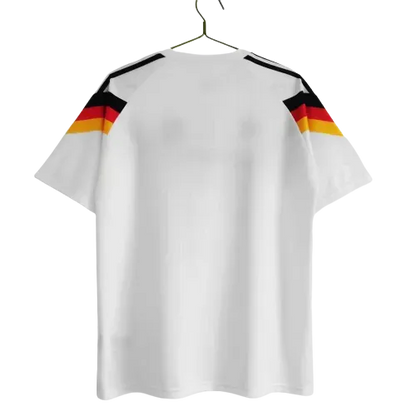 West Germany 1990 Retro Jersey Home World Cup