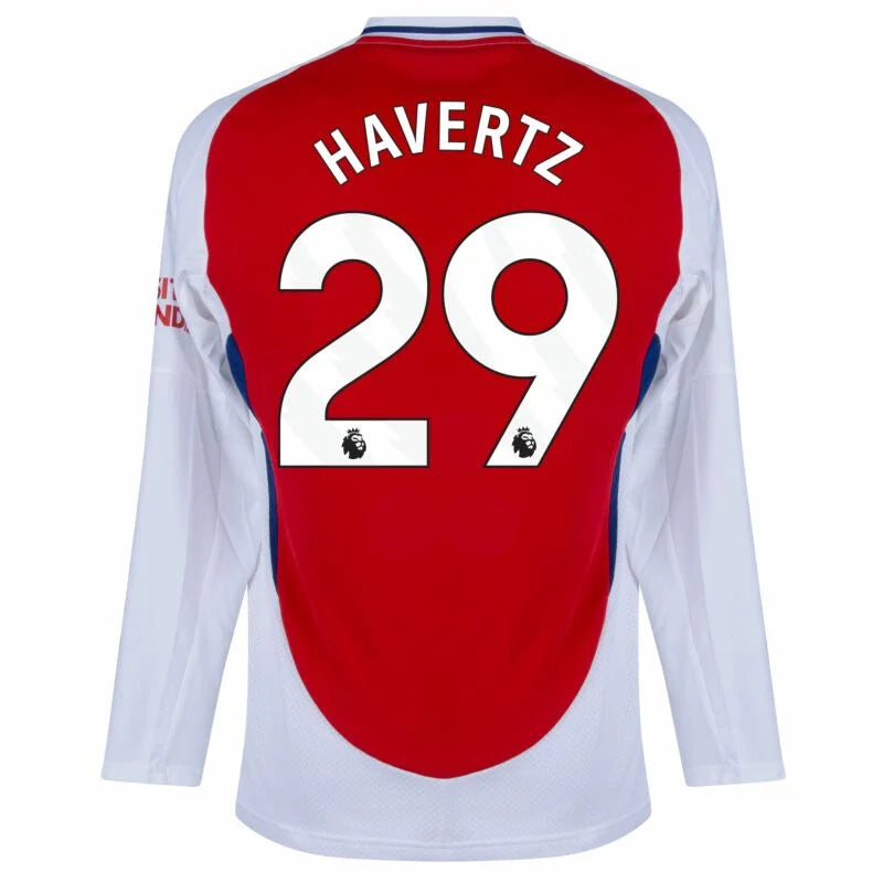 Arsenal Home Long sleeves Havertz 29 Shirt 2024-2025 Size：S-4XL