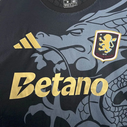 25-26 Aston Villa Black Jersey