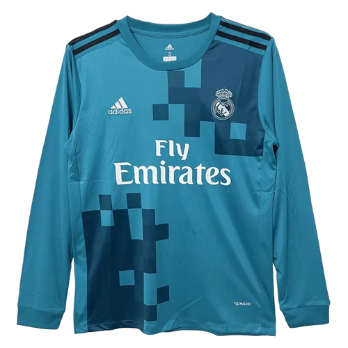 Real Madrid Retro Long Sleeve Jersey Third Away 2017-18