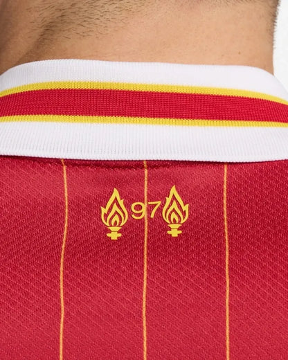 Liverpool Shirt Home Stadium Jersey - CHAMPIONS 24/25 &amp; Gold Trophy