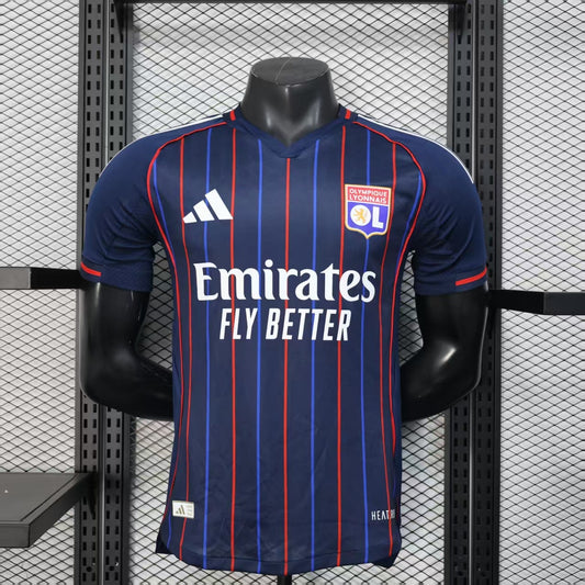 Player Version 25-26 Olympique Lyonnais Lyon Away Jersey