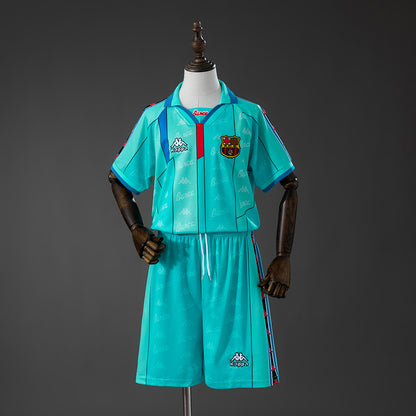 Barcelona 96-97 Away Retro Kids Kit