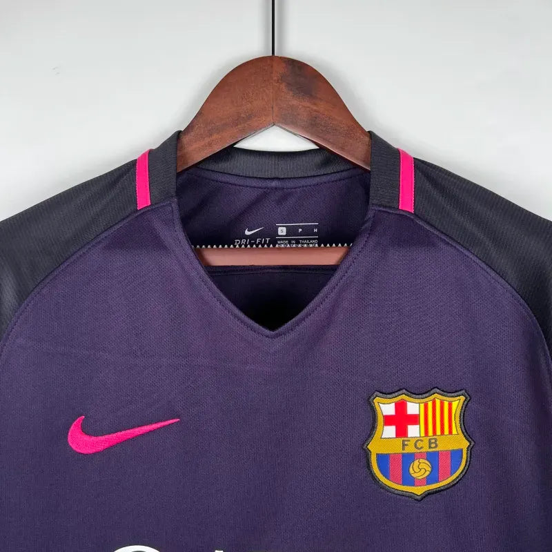 Barcelona Away Shirt Retro Jersey 16-17