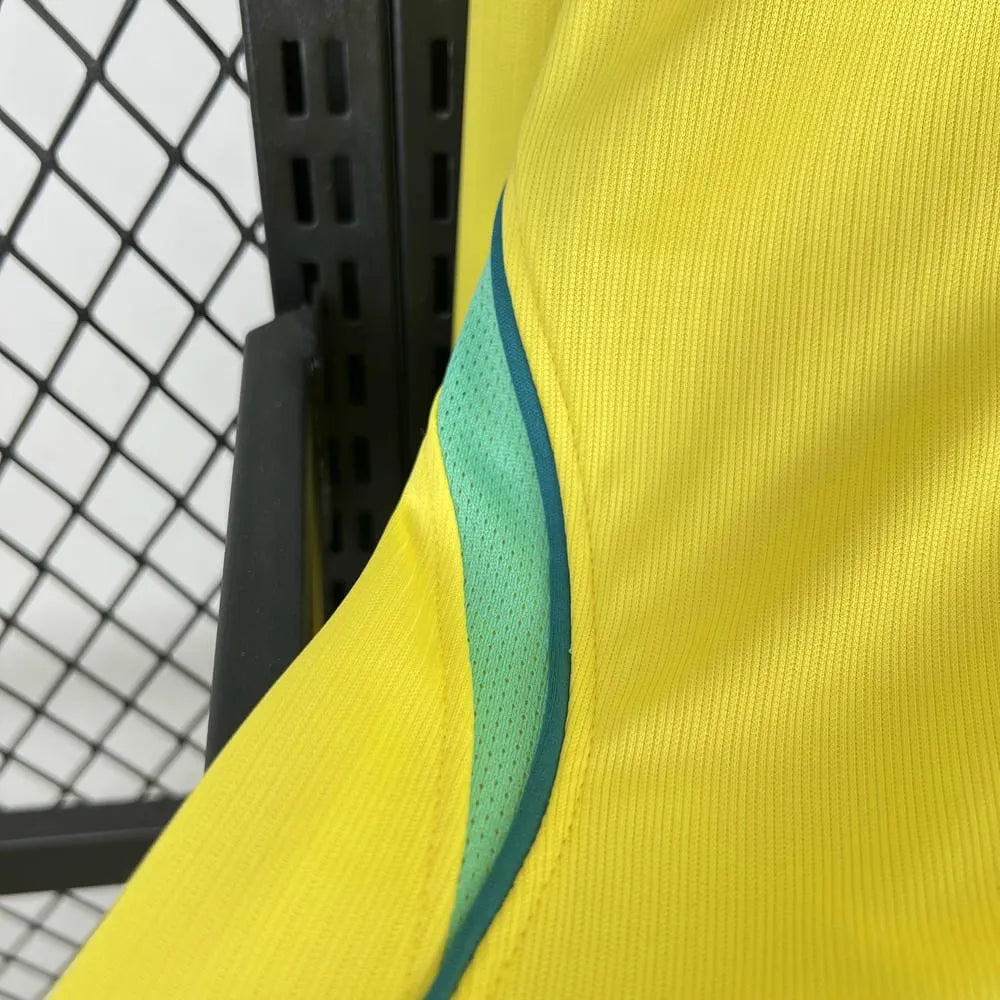 Mens Brazil 2026 World Cup Home Long Sleeve Jersey