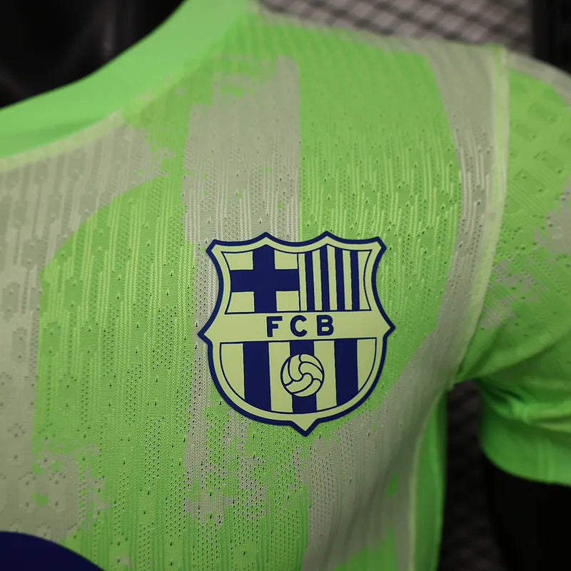 2024-25 Barcelona Third Jersey Without Spofity Text Player Version