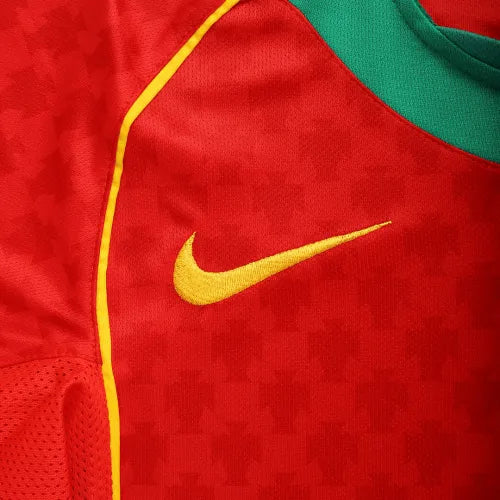 Portugal Euro Cup 2004 Retro Jersey Home