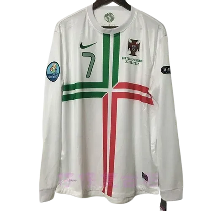 Portugal 2012 Retro Jersey Away Long Sleeve