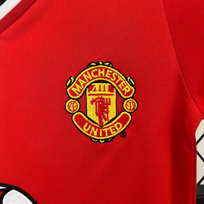 Manchester United 00-01 Home Retro Kid Kits Youth Apparels Jersey