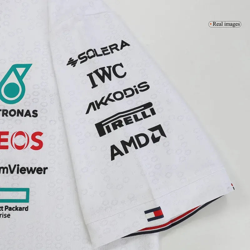 F1 Mercedes AMG Petronas Team Driver T-Shirt - White 2024