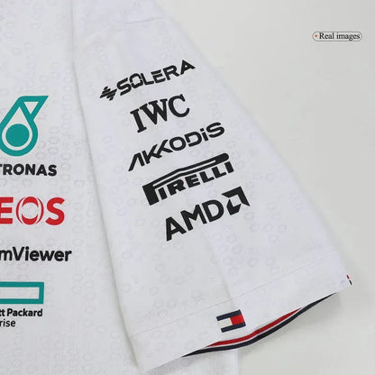 F1 Mercedes AMG Petronas Team Driver T-Shirt - White 2024