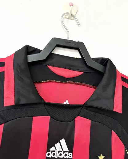 2006-07 AC Milan Ronaldo #99 Maldini #3 Kakà #22 Retro Jersey Home Replica