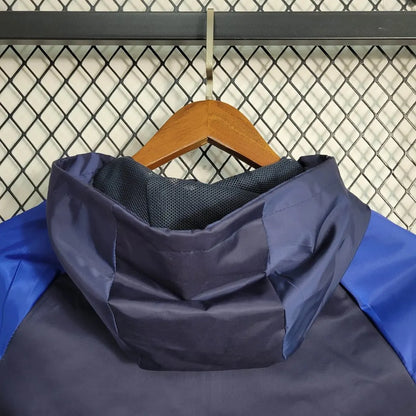 2023/2024 Real Madrid Windbreaker Blue Football Shirt