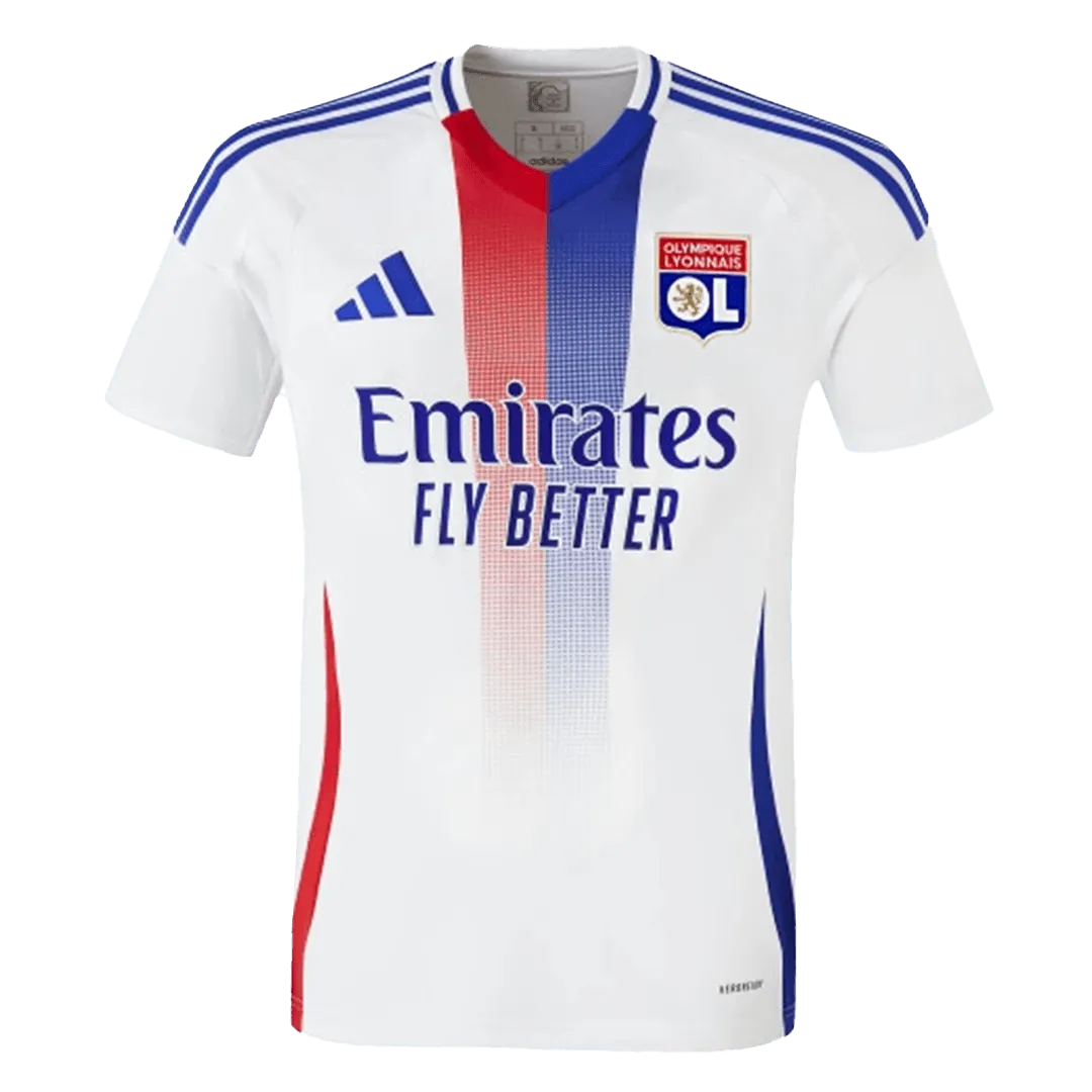 Olympique Lyonnais Soccer Jersey Home Custom Shirt 2024-25