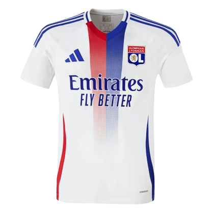 Olympique Lyonnais Soccer Jersey Home Custom Shirt 2024-25