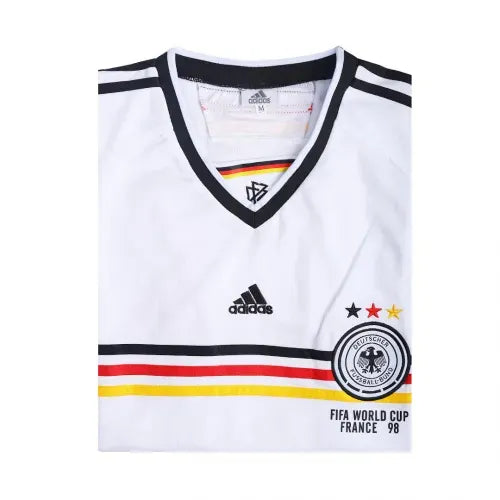 Germany 1998 Retro Jersey Home World Cup