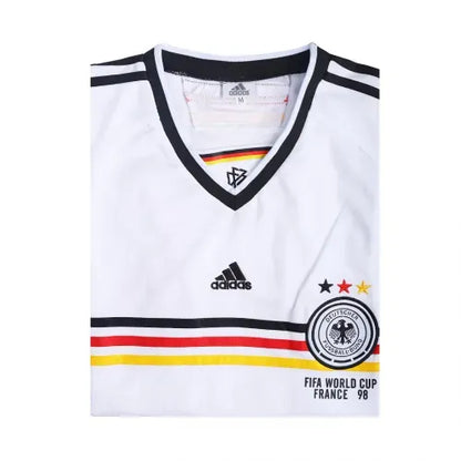 Germany 1998 Retro Jersey Home World Cup