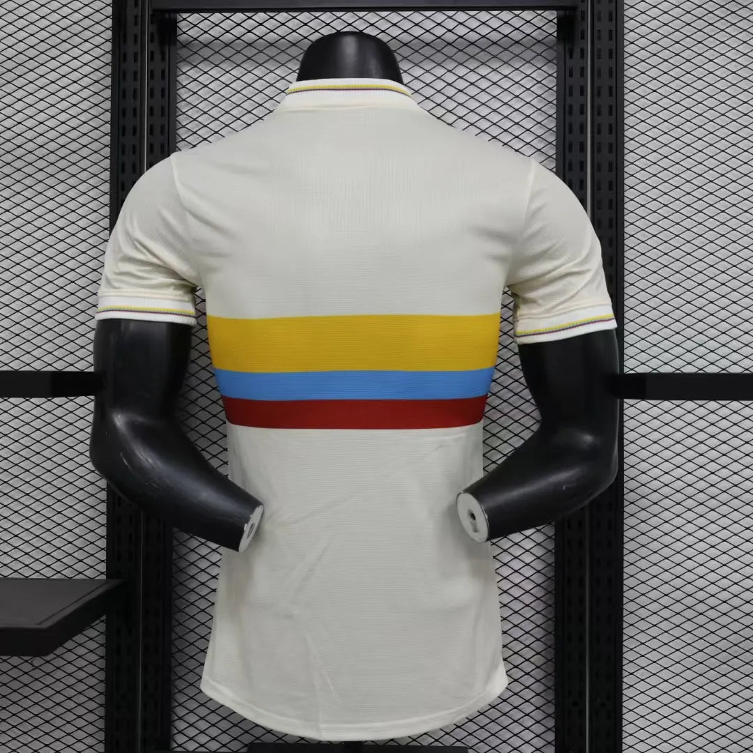2024-25 Colombia Nation Jacquard 100th Anniversary Edition Player Version Football Jersey Soccer Shirt