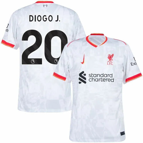 Liverpool Third Away Diogo J. 20 Shirt 2024-2025 (Premier League) Size：S-4XL