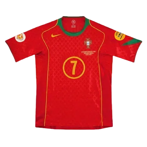 Portugal Euro Cup 2004 Retro Jersey Home