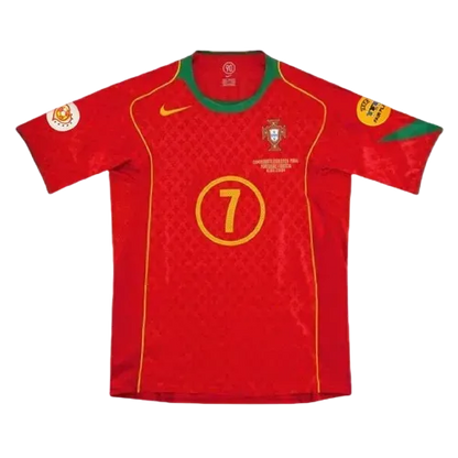 Portugal Euro Cup 2004 Retro Jersey Home