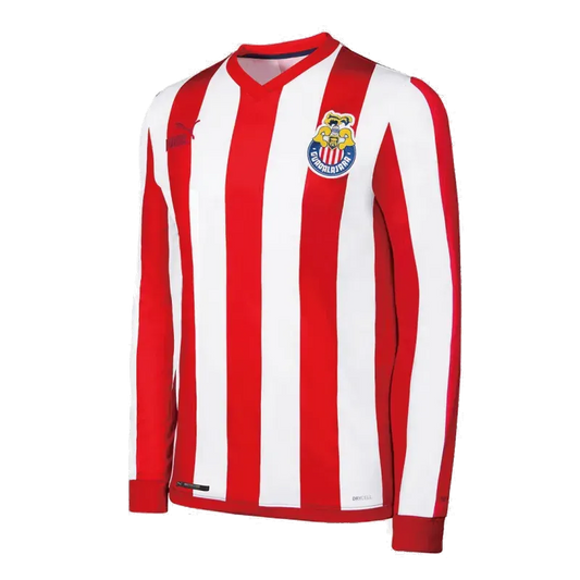 Chivas Guadalajara Soccer Jersey Home Long Sleeve Retro